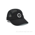 Schwarzes Vollnetz 5 Panel Running Cap